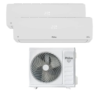 Ar Condicionado Bi Split Inverter Philco 18000 BTUs (2X9000) Quente e Frio 220V PAC18QV