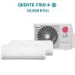 Ar Condicionado Bi Split LG 18000 BTUs (HW 2x7K) Quente e Frio Inverter 220V R32 Z2UW18GFB1